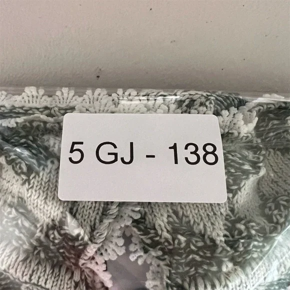 Rue Stiic Cardigan‎ Sweater Womens Medium Green Knit Crochet Mid Century - Picture 8 of 8